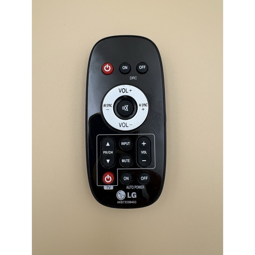 LG Remote Control Soundbar AKB73598401 Genuine For NB2020A NB2022A Tested